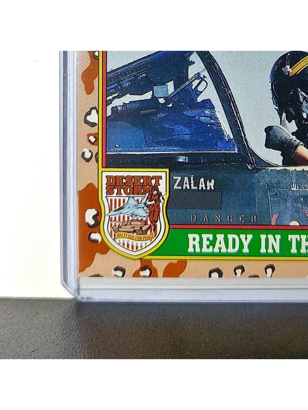 Ready in the Cockpit 1991 Topps Desert Storm #75 Card